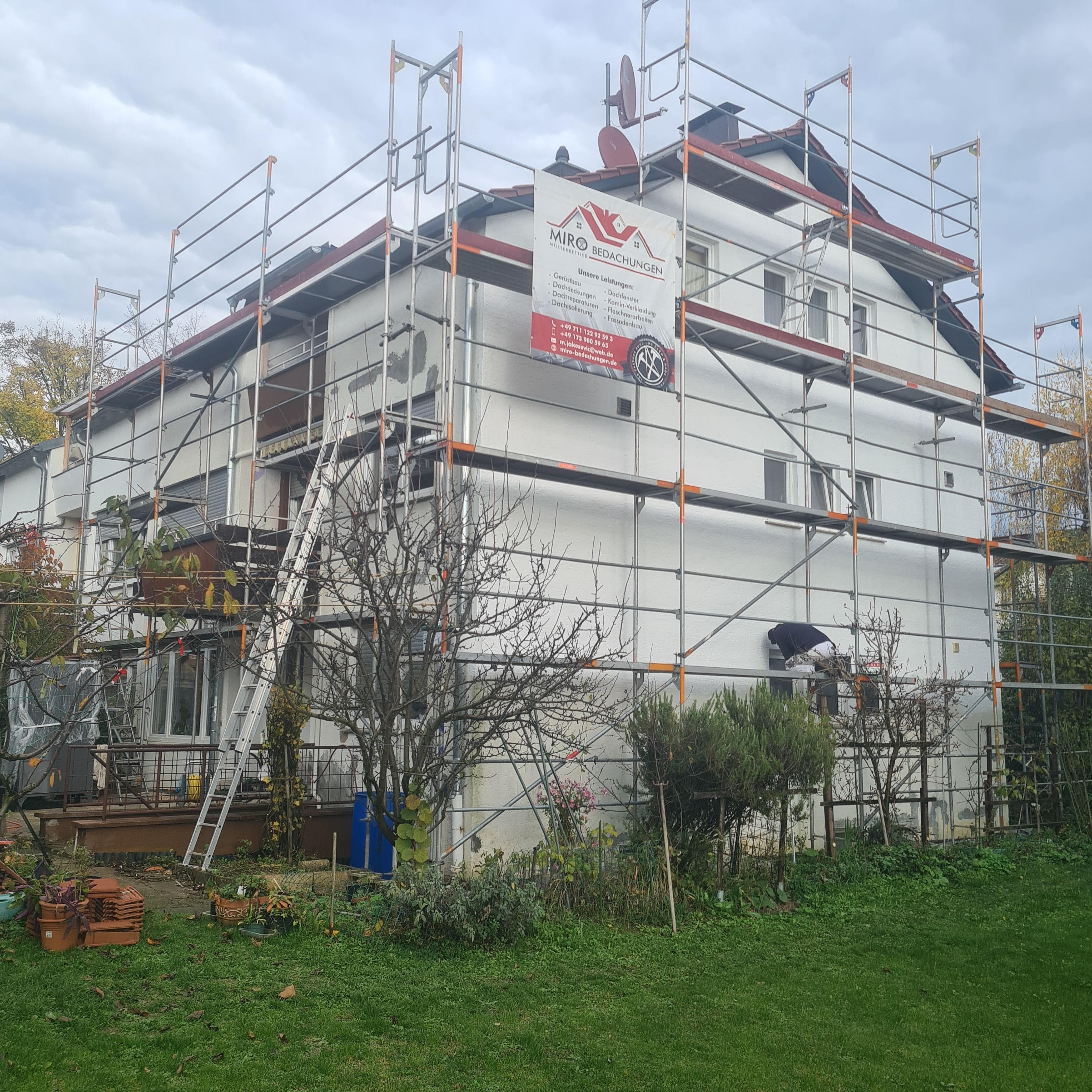 Flachdachabdichtung eines Gewerbeobjekts mit Foliensystem
